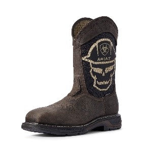 Men's Ariat WorkHog XT VentTEK Bold Carbon Toe Iron Coffee Work Boot