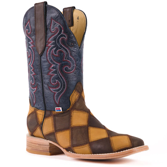 Rockin Leather Men's Patchwork Leather