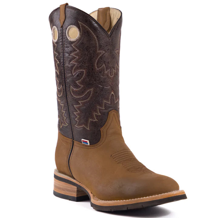 Bota vaquera Crazy Horse de RockinLeather para hombre