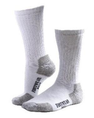 Calzado más calcetines blancos