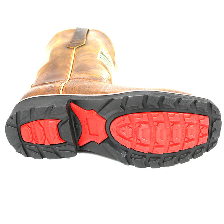 RockinLeather Men's American Flag Soft Toe Work Boots