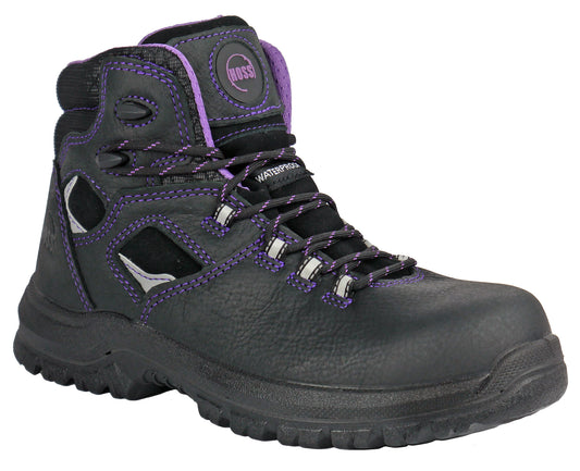 Hoss Lacy 6" Women's Black Hiker Composite Toe