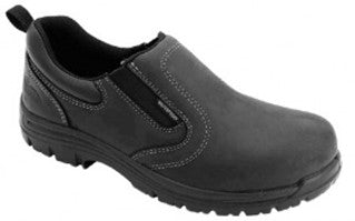 Men's Avenger Foreman Waterproof Composite Toe Slip-On Black Work Boot