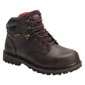 Men's Avenger 6 inch Sabre Waterproof Steel Toe Brown Work Boot
