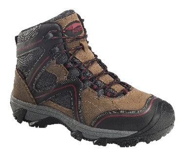 Men's Avenger Crosscut Waterproof Steel Toe Brown Work Boot