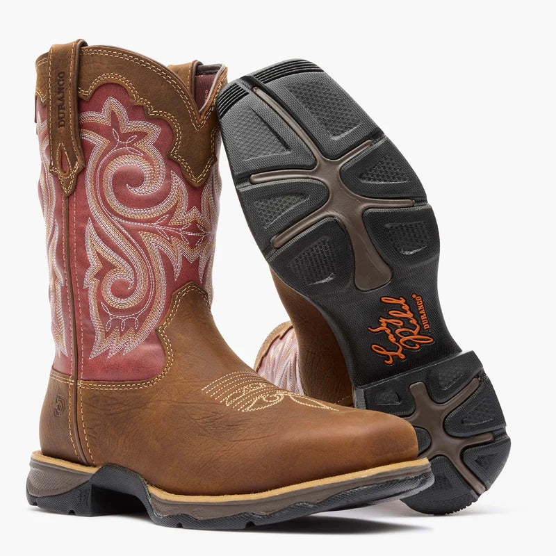 Durango Lady Rebel Work Waterproof Composite Toe Western Work Boot