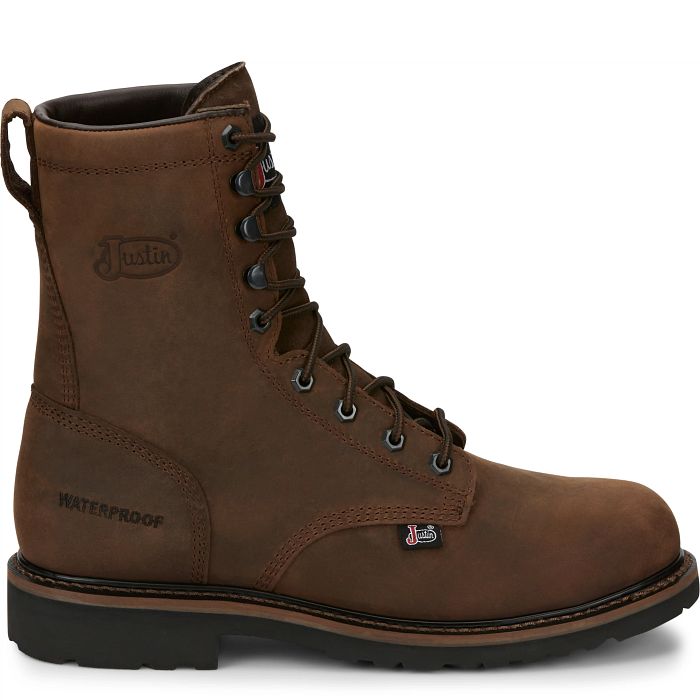 Justin Drywall 8" Steel Toe