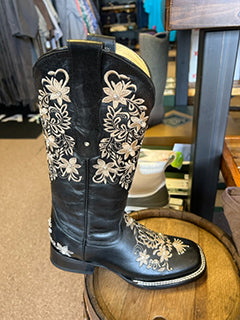 Women's Moreria Atanado Black Western Boot