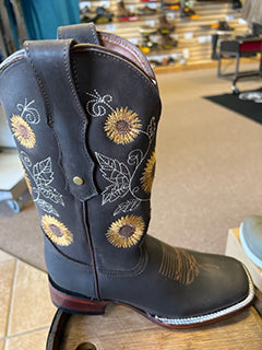 Women's Moreria Crazy Leather Cafe Western Boot