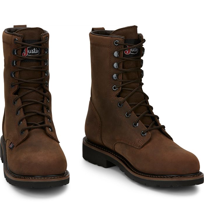 Justin Drywall 8" Steel Toe