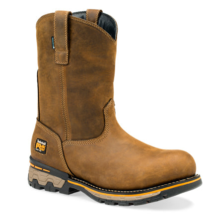 Men's Timberland Ag Boss Wellington Waterproof Alloy Toe Brown Work Boot