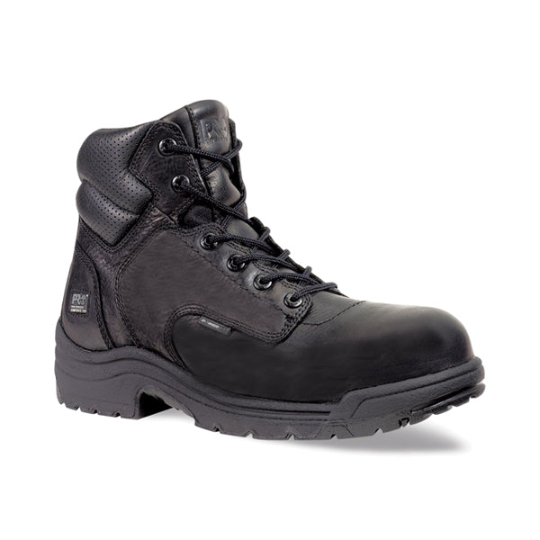 Men's Timberland 6 in Titan Composite Toe Black Work Boot