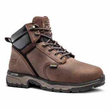Men's Timberland 6 in Jigsaw Met Guard Steel Toe Brown Work Boot