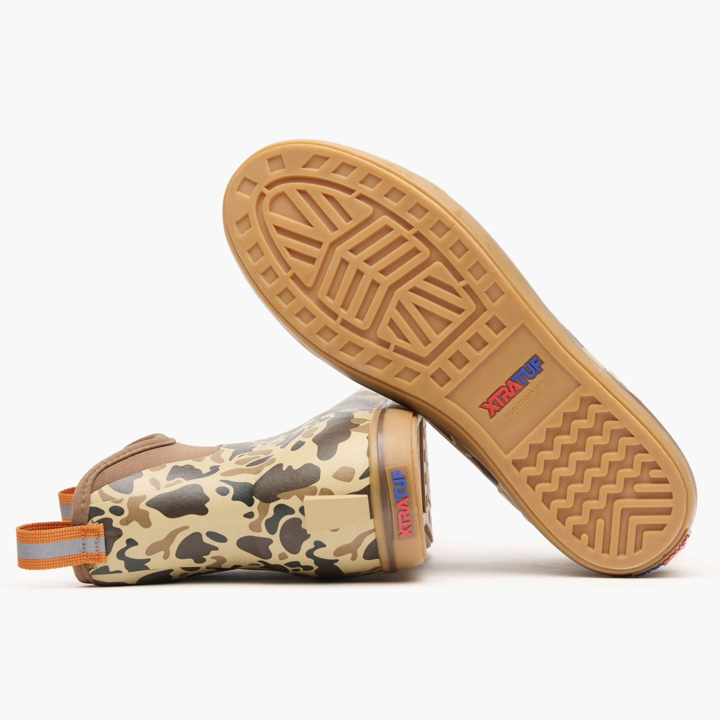 Xtratuf Botas al tobillo con camuflaje de pato para hombre