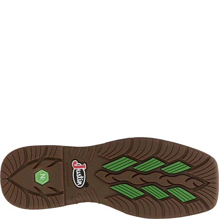 Justin Nitread Taupe Cowhide