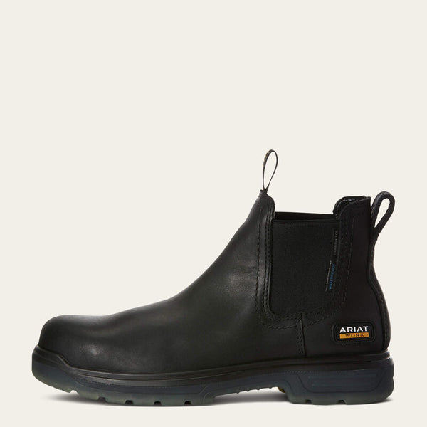 Bota de trabajo impermeable con punta de carbono Turbo Chelsea de Ariat para hombre