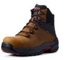 Men's Ariat Stryker360 6" Waterproof Carbon Toe Brown Work Boot