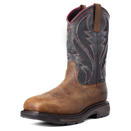 Ariat Workhog Black/Red VentTEK Carbon Toe