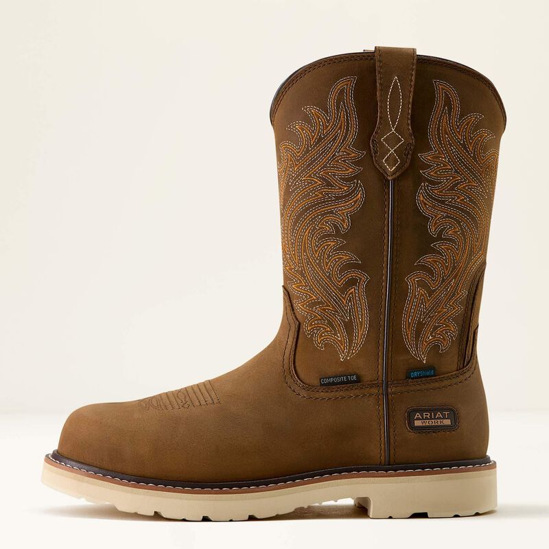 Ariat Men's Activator Argo Waterproof Round Toe Composite Toe Work Boot