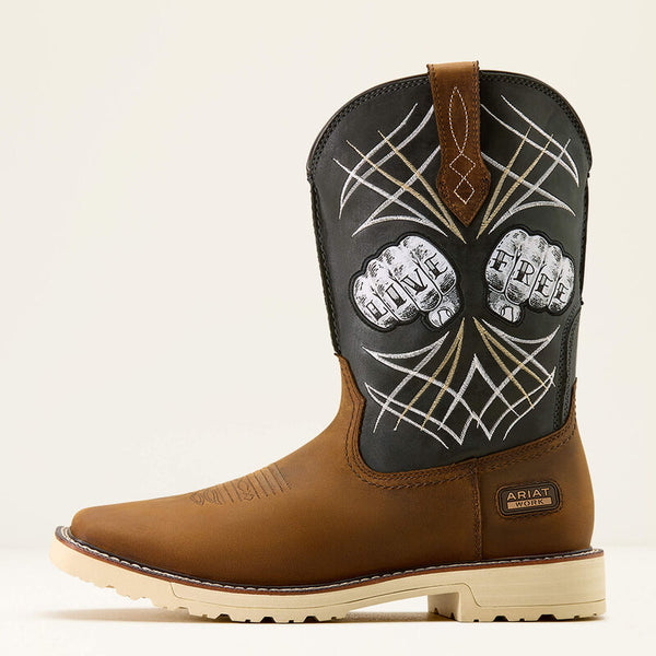 Ariat Men's Activator Live Free Wide Square Toe Work Boot
