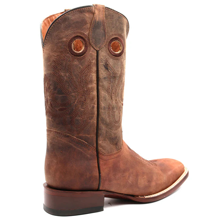 Bota vaquera RockinLeather Mad Dog de piel de vaca para hombre