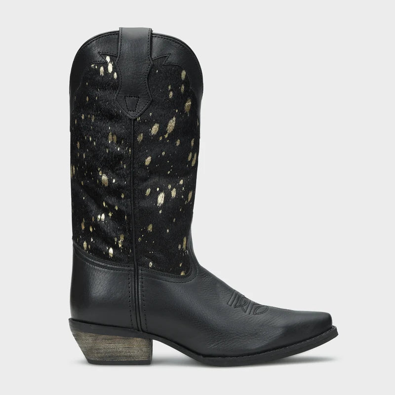 Rawhide Betty Ladies 11" Black Hair On Western