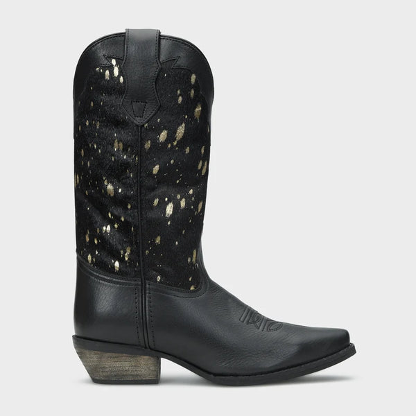 Rawhide Betty Ladies 11" Black Hair On Western