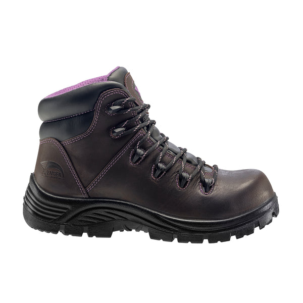 Avenger Women's Framer Brown & Pink Composite Toe