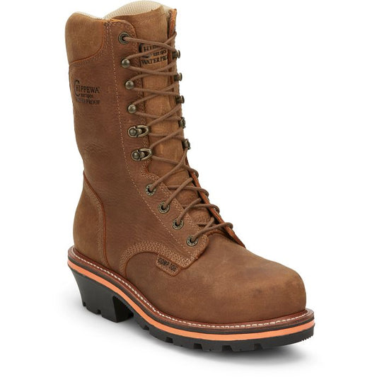 Bota Logger Chippewa Thunderstruck de 10" con punta compuesta