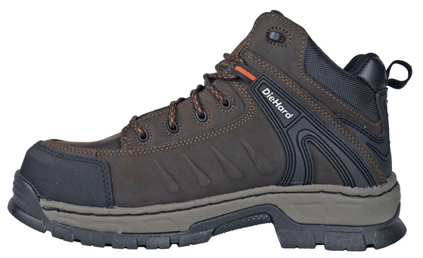 Zapato de senderismo con punta de composite DieHard Squire Brown