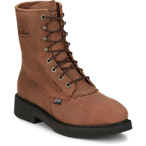 Justin Livestock - Puntera de acero de 8"