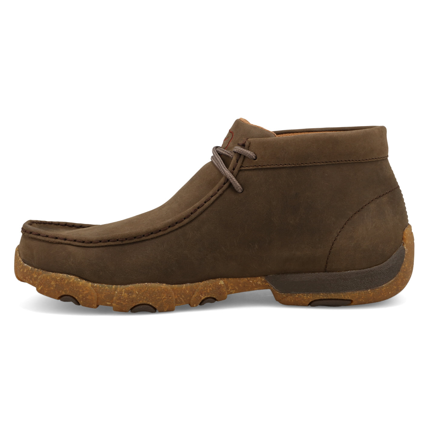 Mocasines de conducción Chukka Shitake con punta blanda para hombre Twisted X