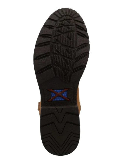 Bota de trabajo estilo western Twisted X de 12" con punta de nanocompuesto