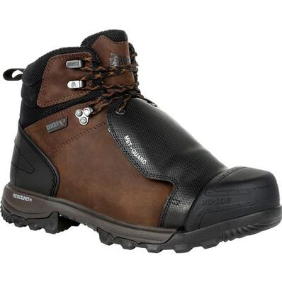 Bota de trabajo impermeable Rocky XO-Toe con puntera de material compuesto y protección metatarsiana