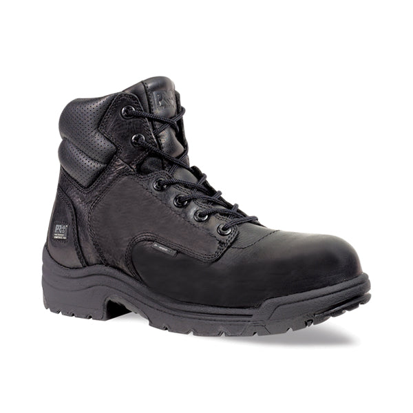 Men's Timberland 6 in Titan Composite Toe Black Work Boot 
