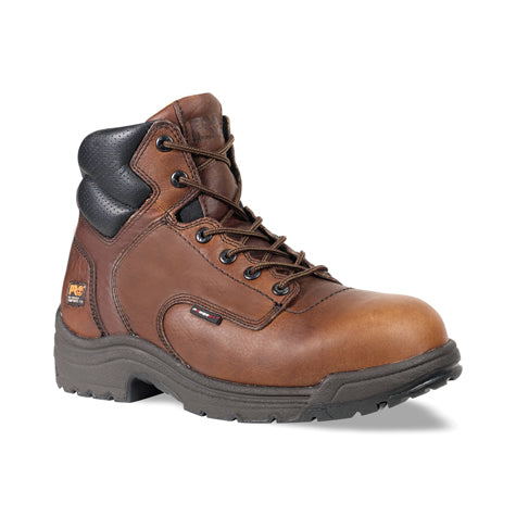 Men's Timberland 6 in Titan Composite Toe Brown Work Boot 