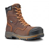 Men's Timberland 8 in Waterproof Composite Toe Brown Work Boot 