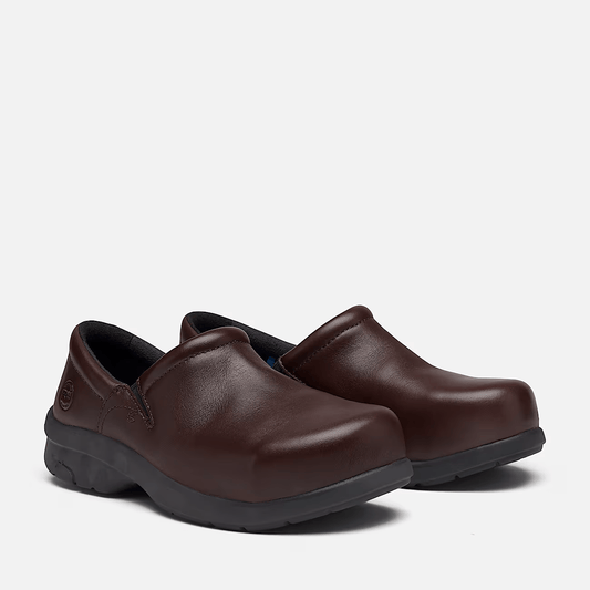 Zapato de trabajo sin cordones Timberland Newbury con punta de aleación para mujer