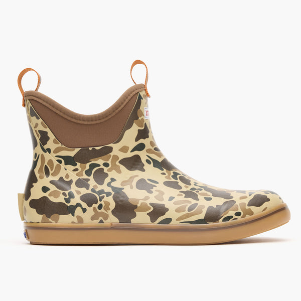 Xtratuf Botas al tobillo con camuflaje de pato para hombre