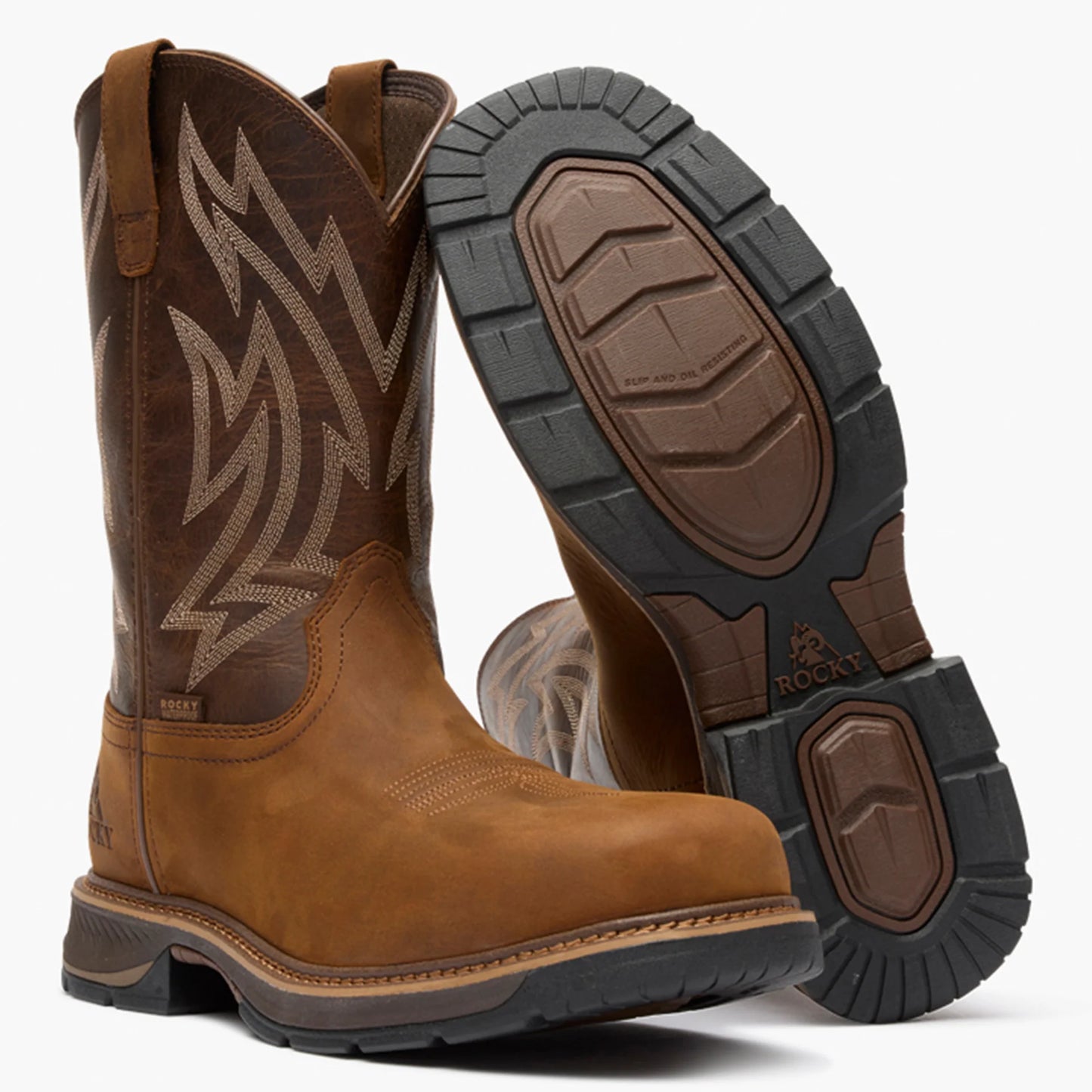 Rocky Ride LTE Carbon Toe Western Boot
